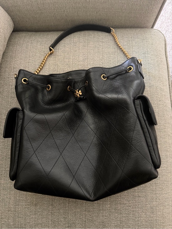 Handbags - Tory Burch Large Charlie Drawstring Bag